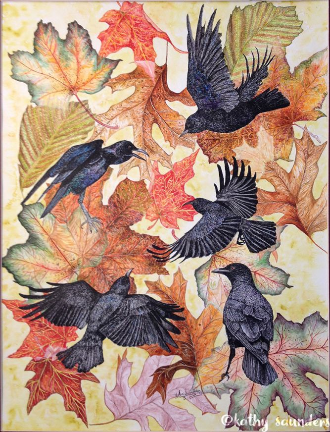 Birds and Leaves
